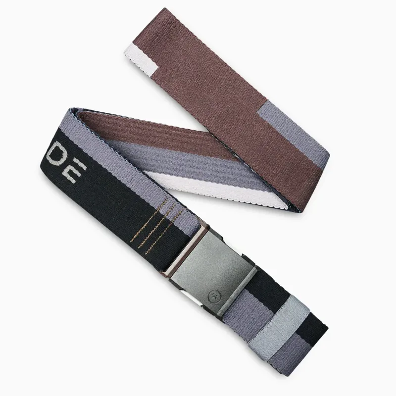 Arcade Sierra Belt Black and Brown Stretch Webbing Belt