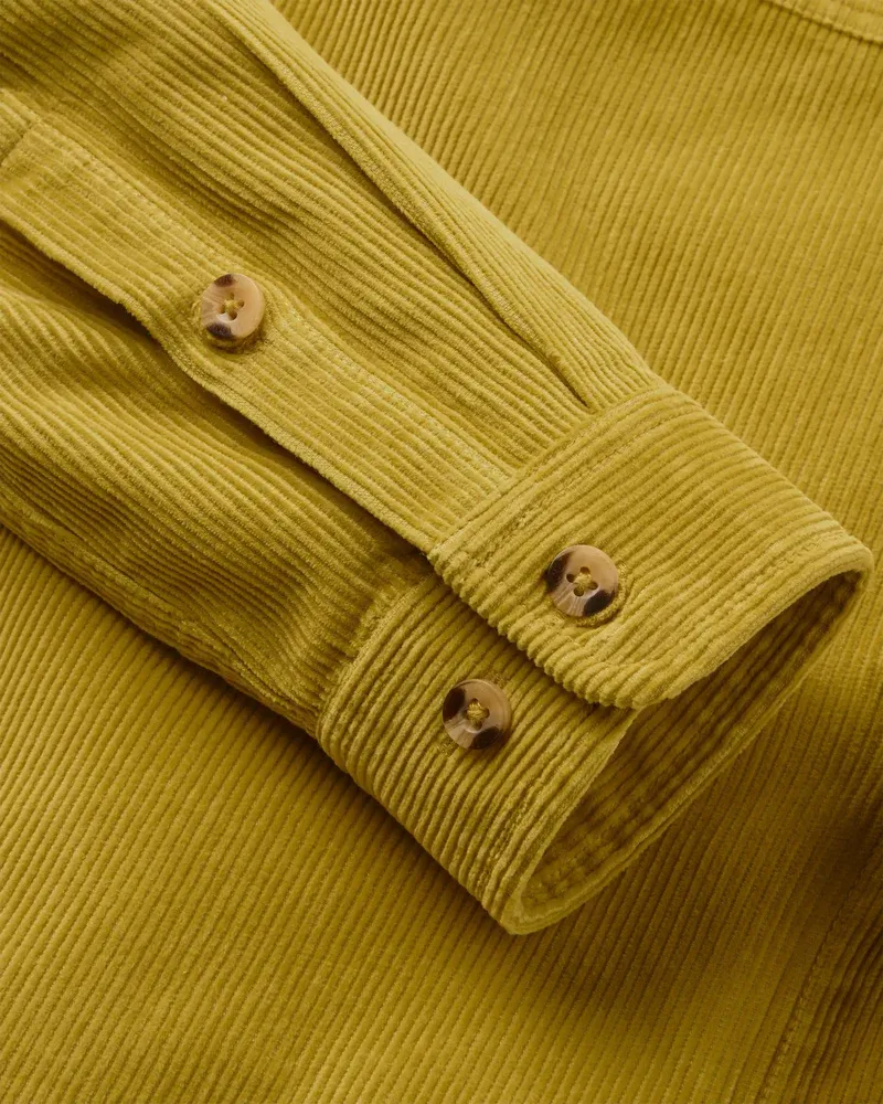 Passenger Mens Backcountry Cord Shirt Heritage Yellow-6