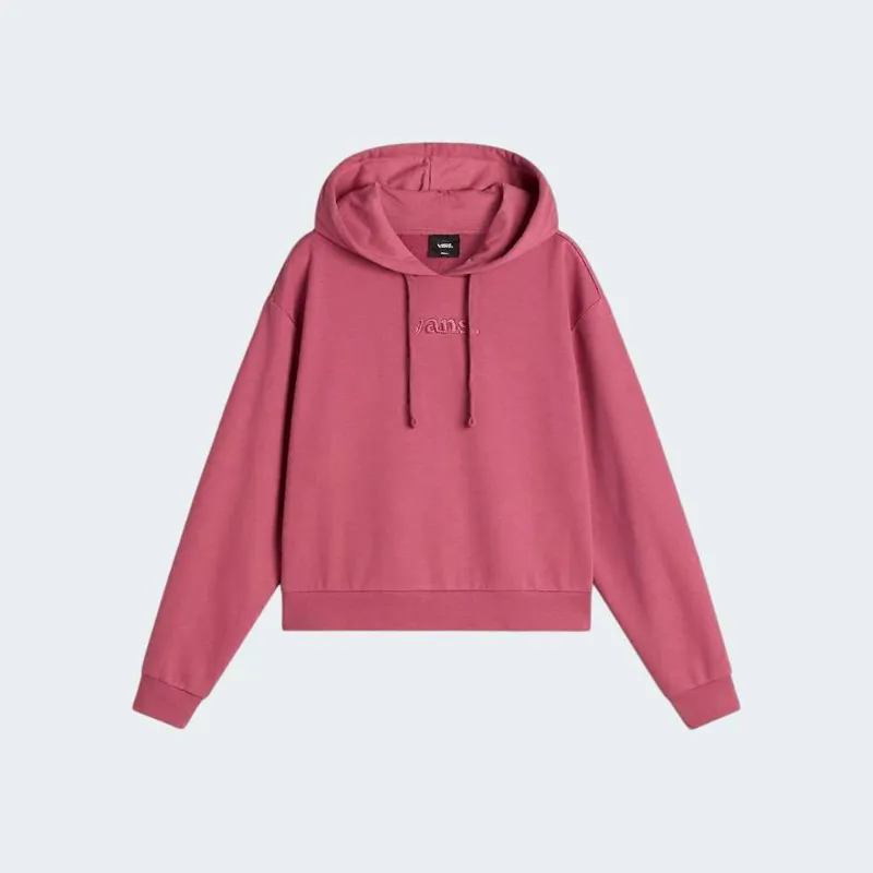 Vans Womens Embroidered Logo Relaxed Hoodie - Mauvewood