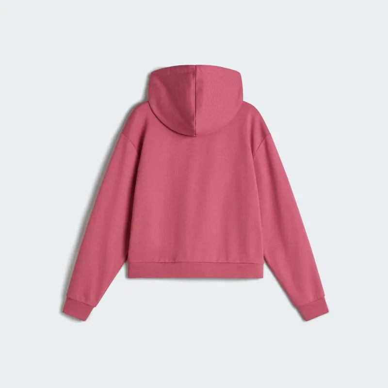 Vans Womens Embroidered Logo Relaxed Hoodie - Mauvewood-1