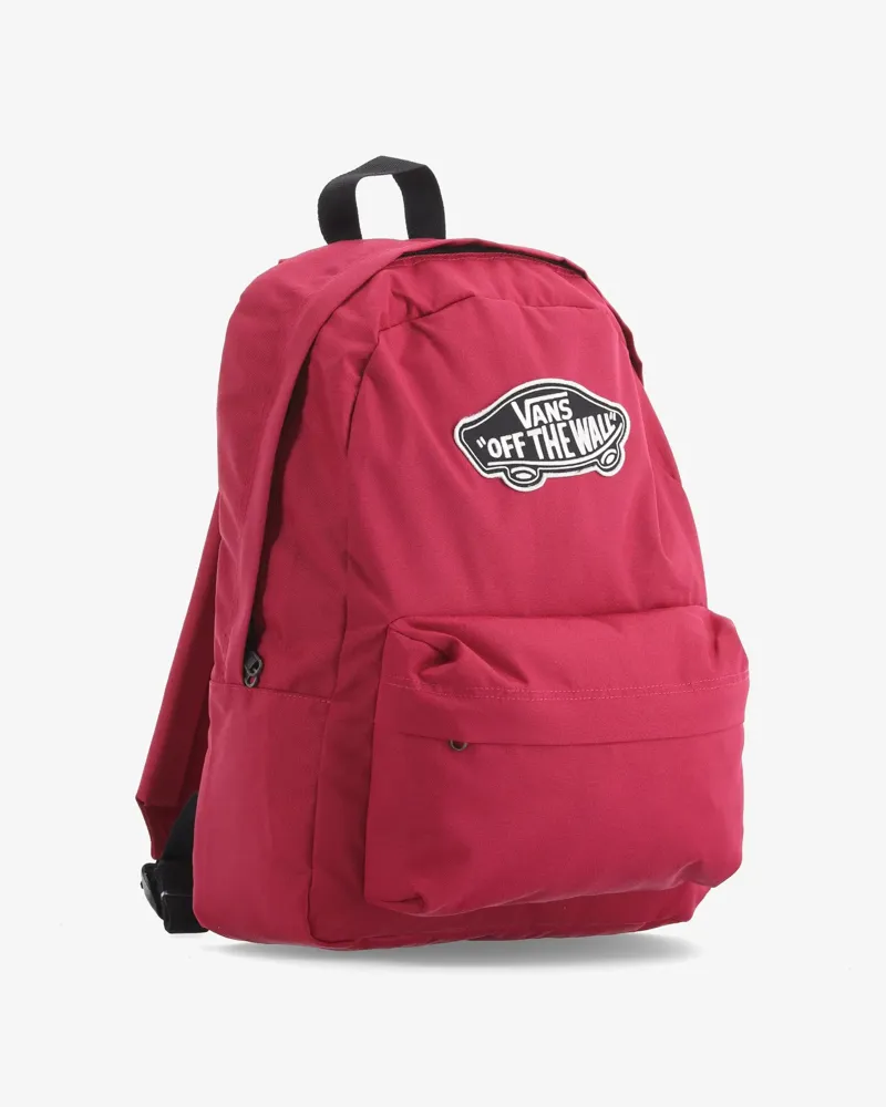 Vans Old Skool Classic Rucksack Pink - Durable Everyday School and Travel Bag-1