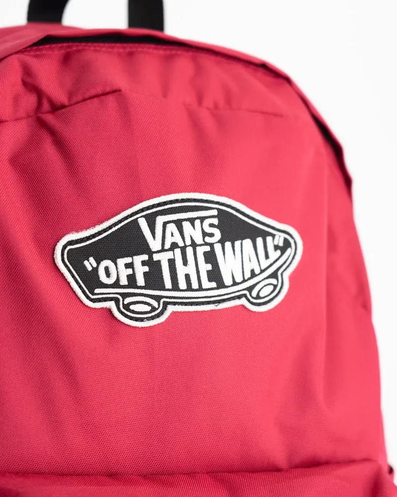 Vans Old Skool Classic Rucksack Pink - Durable Everyday School and Travel Bag-4