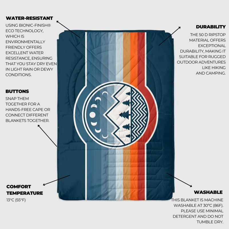 Voited Ripstop Blanket Camp Vibes Two-2