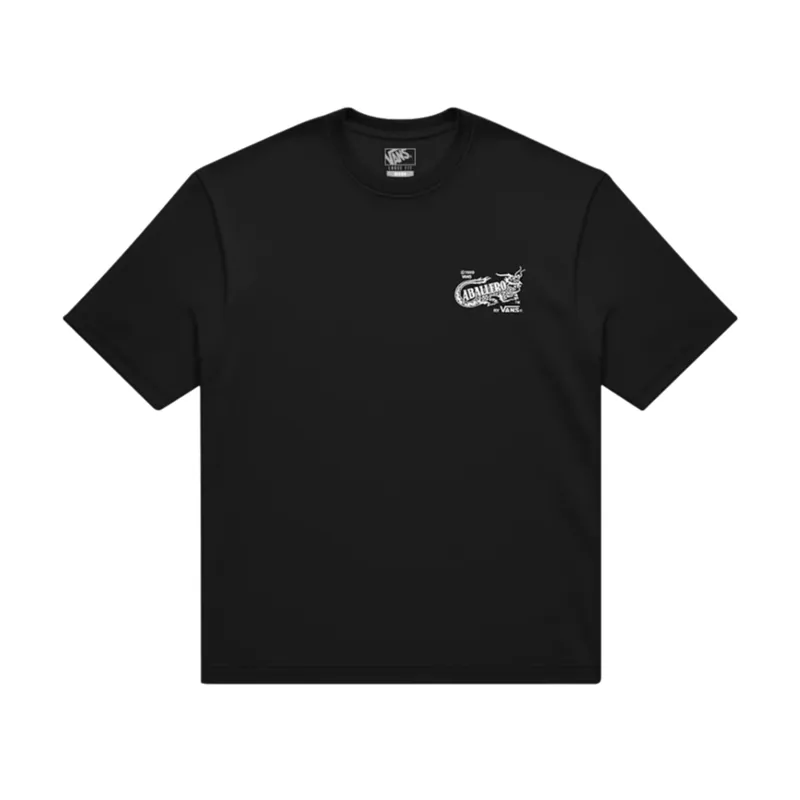 Vans Caballero SS Tee in Black - Retro Dragon Graphic Skate T-Shirt-1