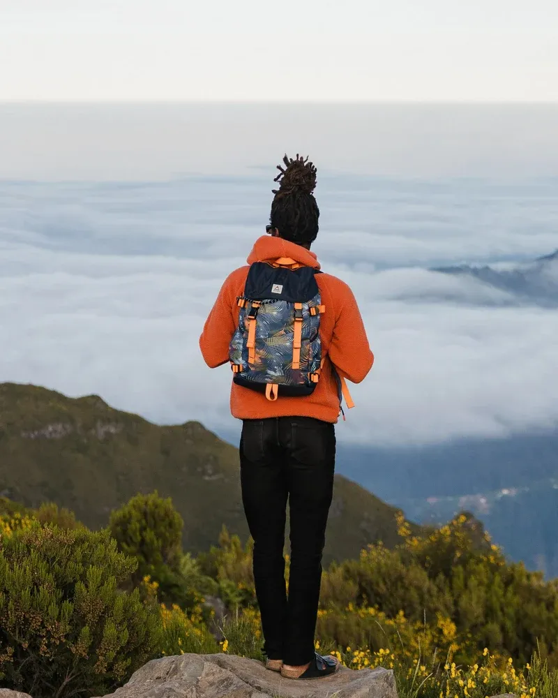 Passenger Boondocker Recycled 26L Backpack - Leaf Print Outdoor Daypack