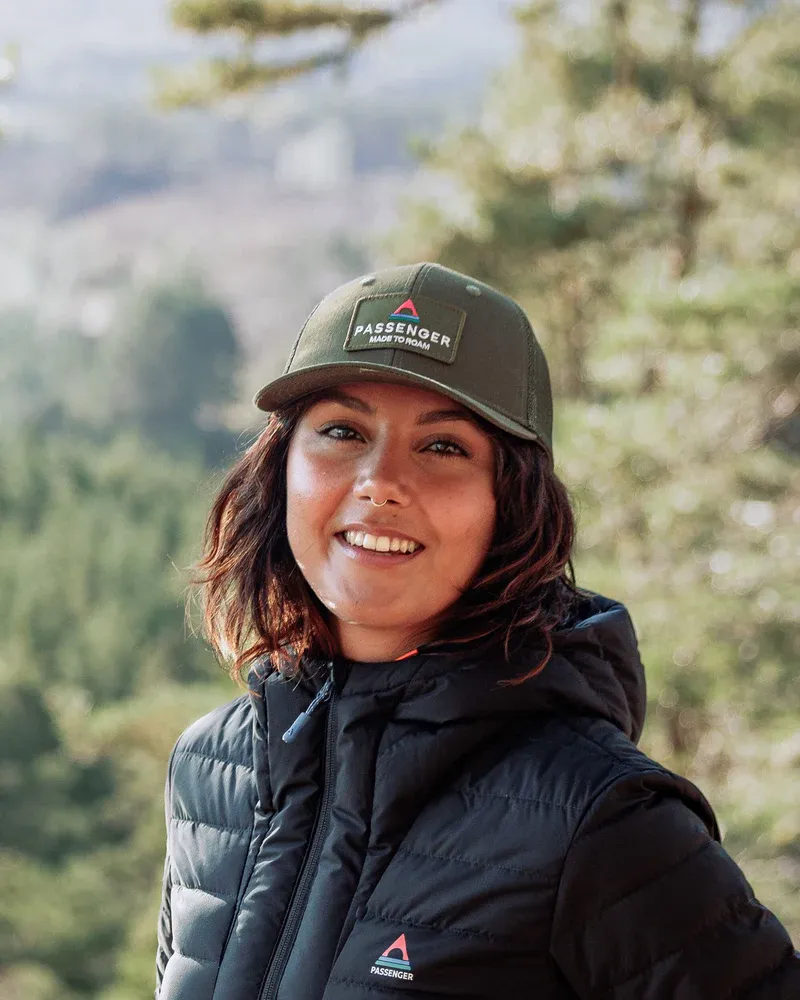 Passenger Core Organic Trucker Cap - Khaki Adjustable Outdoor Cap