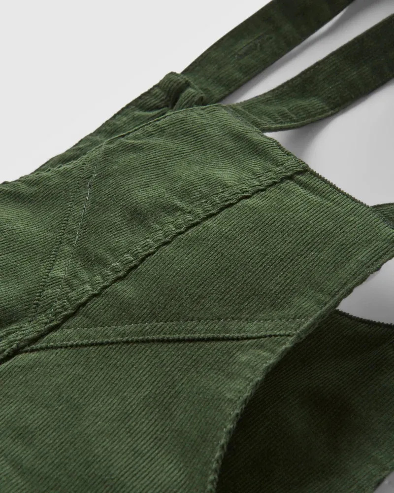 Passenger Women's Meadows Cord Dungarees - Fir Tree Organic Cotton Corduroy Overalls for Everyday Adventure-6