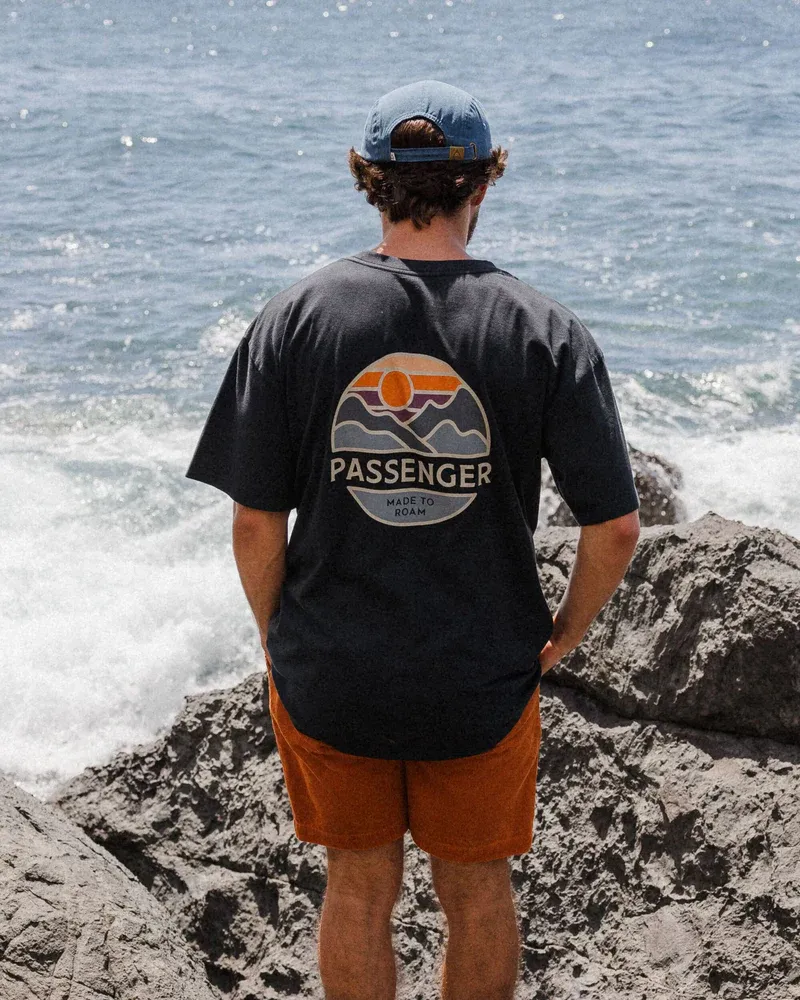 Passenger Laidback Recycled Cotton Relaxed Fit T-Shirt Sustainable Soft Everyday Comfort Tee