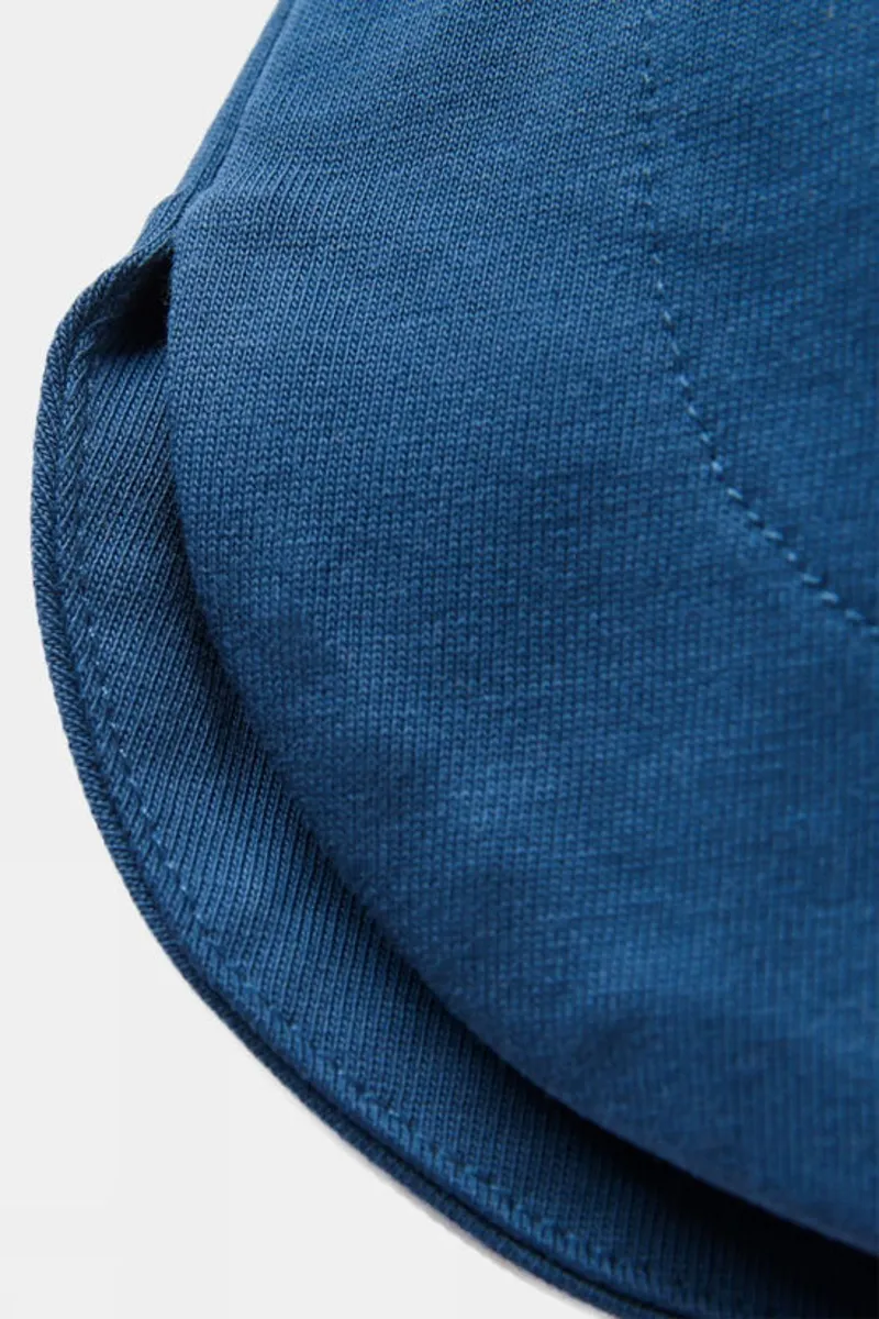 Passenger Easy Days Cotton Long Sleeve Women's T-Shirt - Dark Denim Casual Tee-5