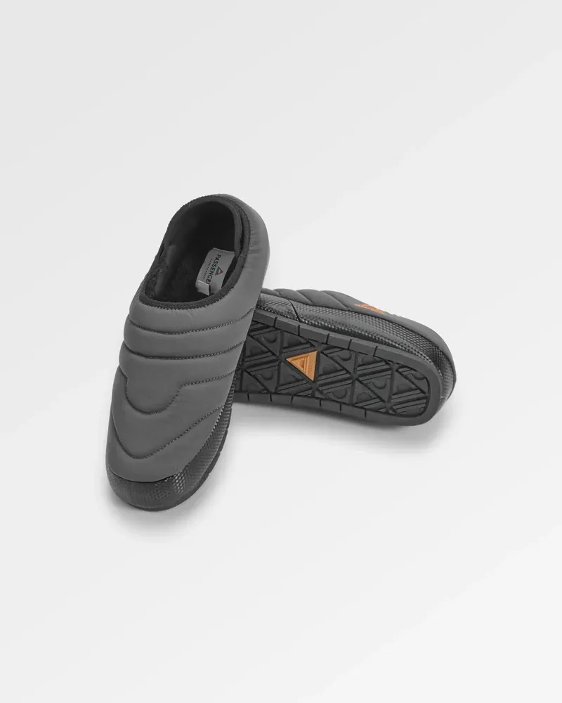 Passenger Hearth Men's Slippers - Charcoal Cosy Indoor/Outdoor Slippers-3