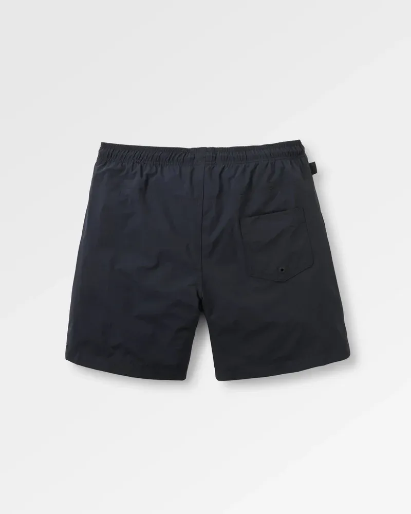 Passenger Men's Drifter NetPlus Swim Lined Short - Black Sustainable Swim Shorts-1