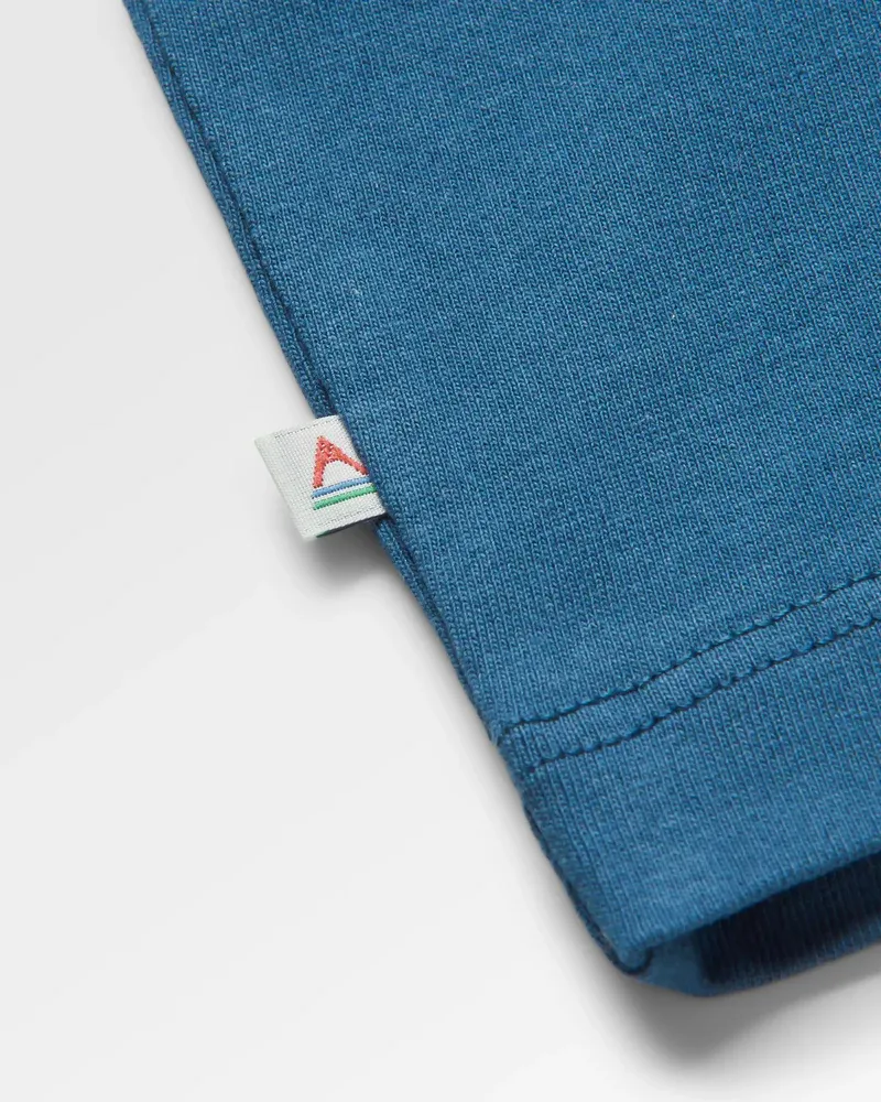 Passenger Heritage Relaxed Fit T-Shirt - Dark Denim-4