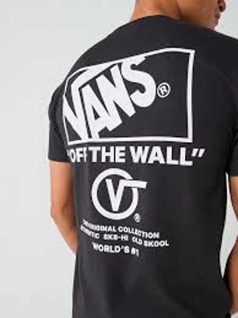 VANS Off the Wall Stockpile SS T-Shirt Black - Classic Skate Tee