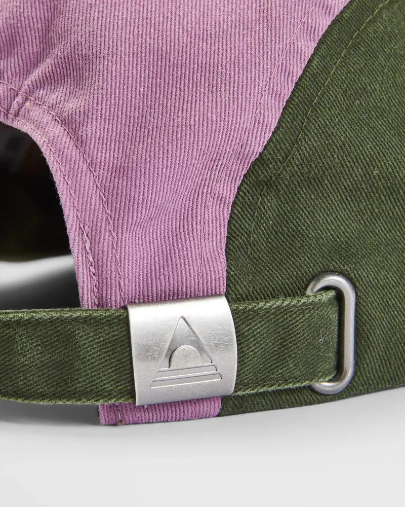 Passenger Fixie 5 Panel Cap - Grape Multi Recycled Outdoor Cap -3