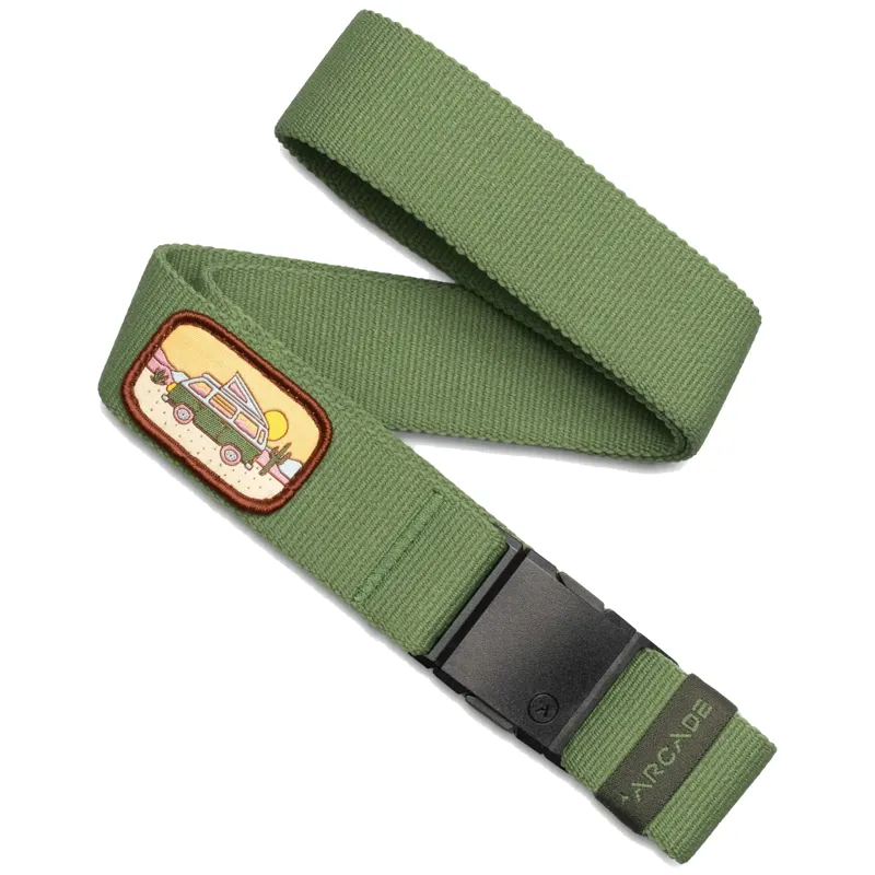 Arcade Earthling Pop Up Belt - Dill Stretch Outdoor Adventure Belt