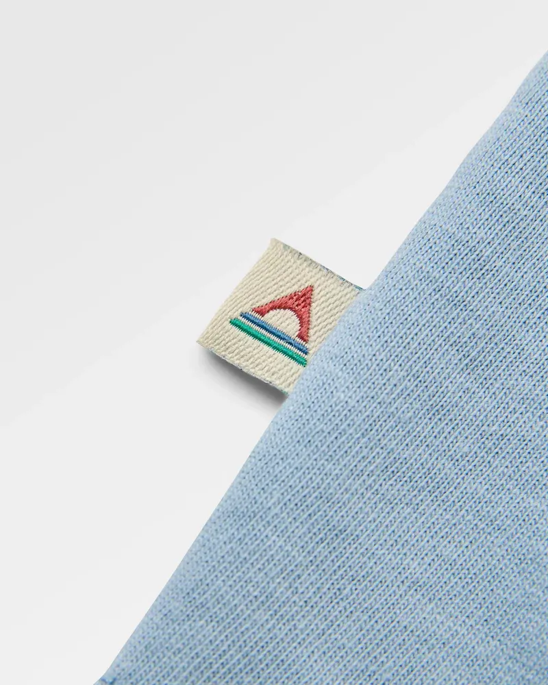 Passenger Horizons T-Shirt Faded Denim Men's Organic Cotton Tee-6