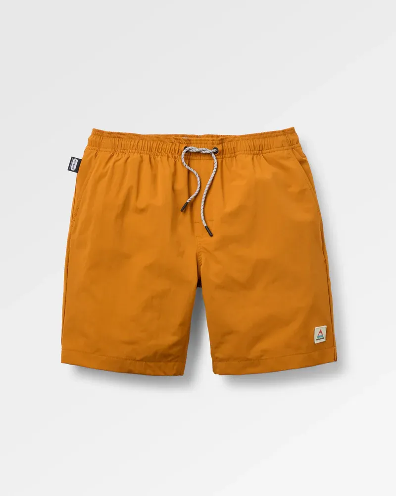 Passenger Drifter Net Swim Lined Short - Retro Orange