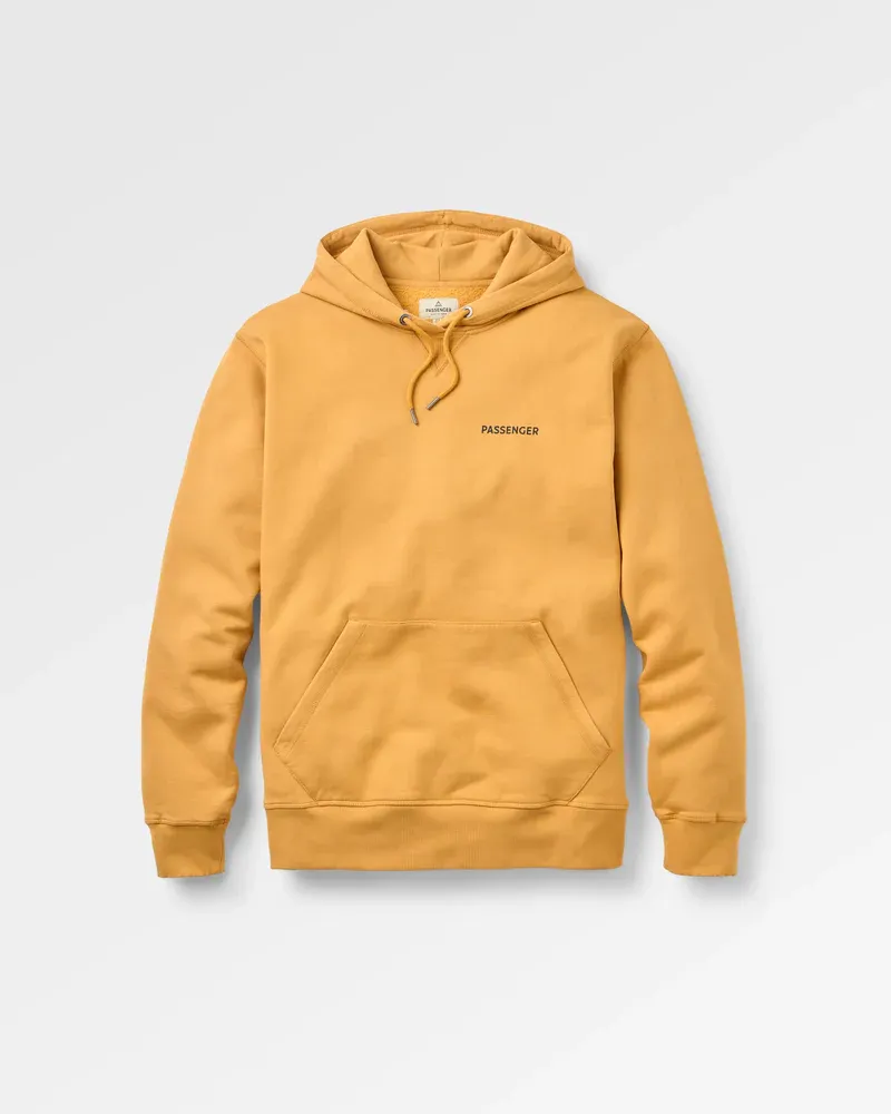 Passenger Roamer Hoodie - Spruce Yellow Men's Organic Cotton Pullover -1