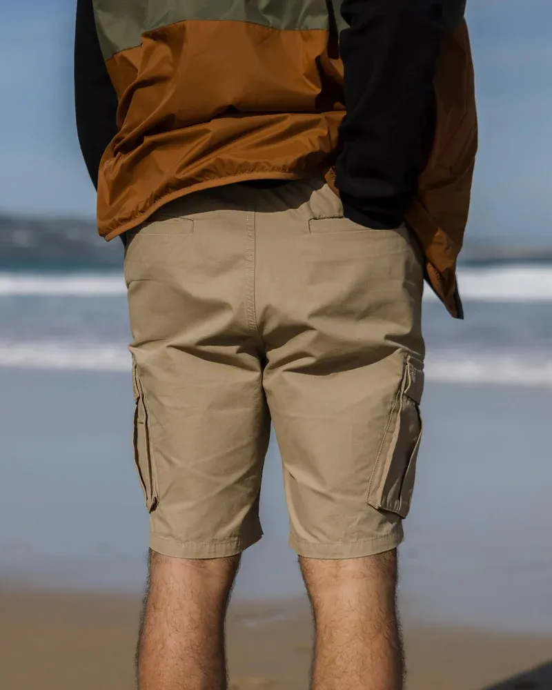 Passenger Adventurer Cargo Short - Chinchilla Brown Durable Outdoor Shorts - 34 Waist-1