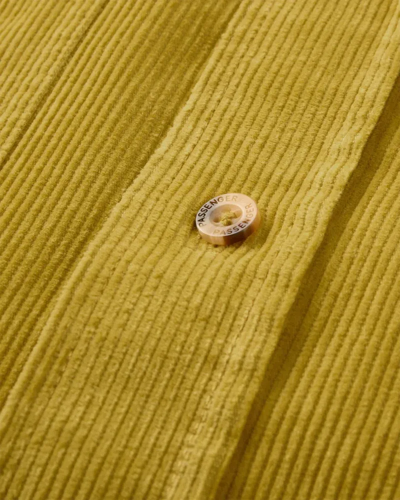 Passenger Mens Backcountry Cord Shirt Heritage Yellow-4