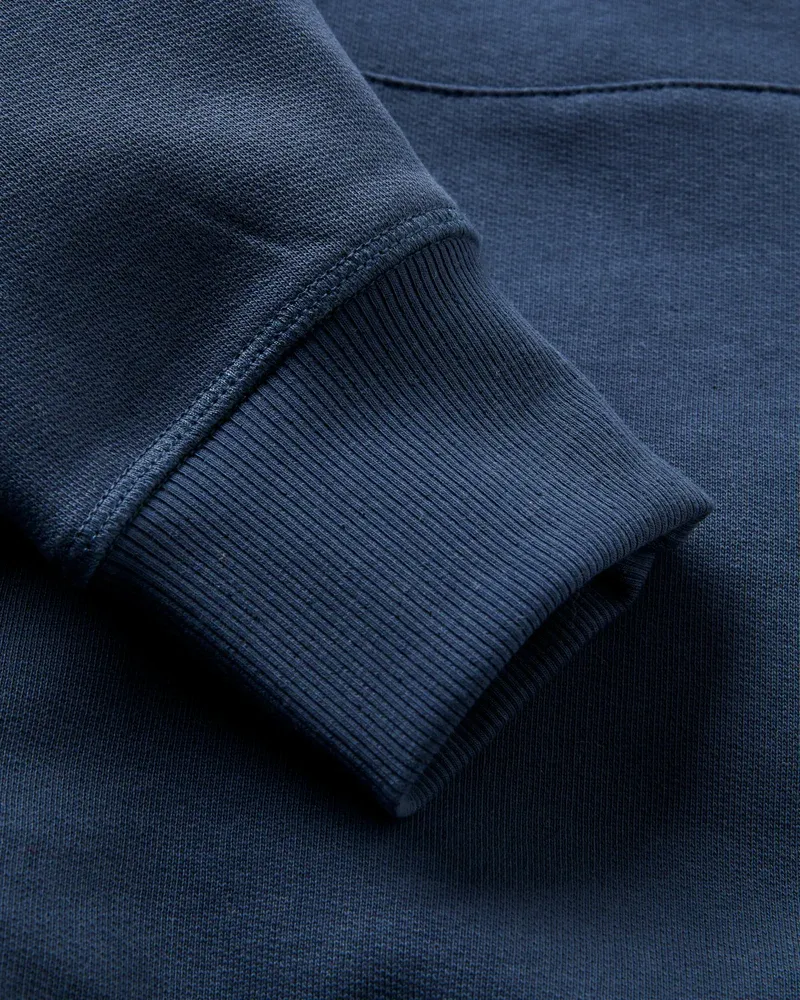 Passenger Roamer Hoodie - Rich Navy Men's Organic Cotton Pullover-5