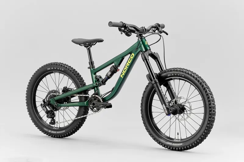 Norco Fluid FS 20 Youth Bike Dark Green-1