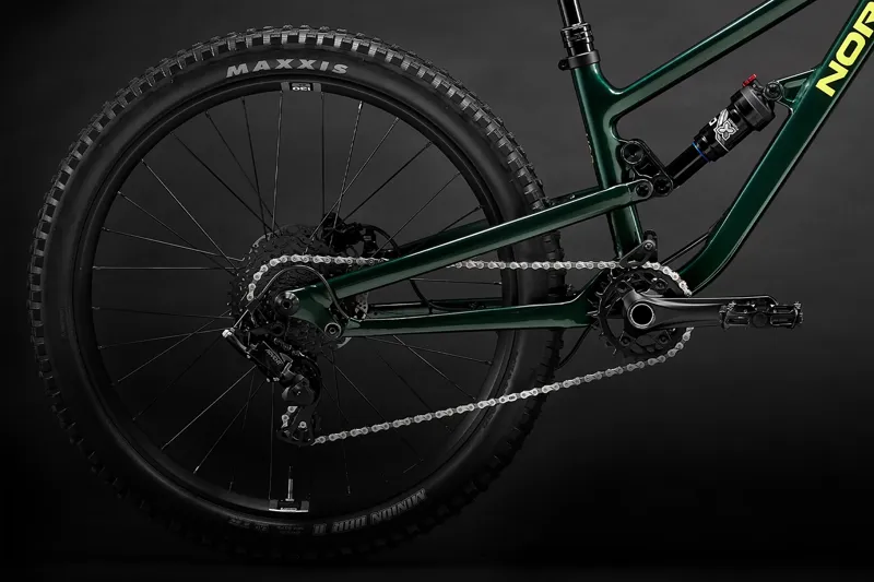 Norco Fluid FS 24 Youth Bike Dark Green-4