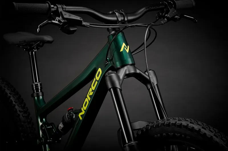 Norco Fluid FS 24 Youth Bike Dark Green-6