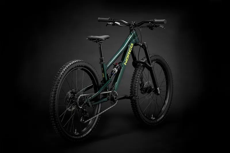 Norco Fluid FS 24 Youth Bike Dark Green-2