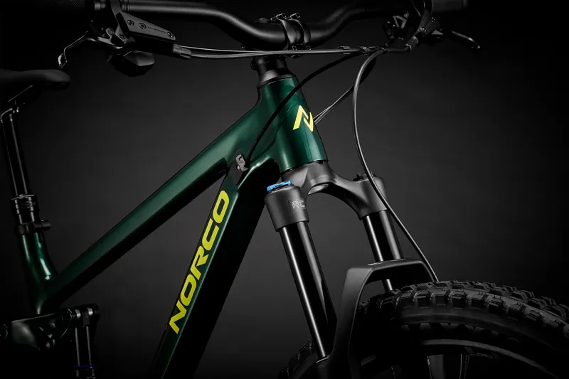 Norco Fluid FS 27.5 Youth Bike Dark Green-6