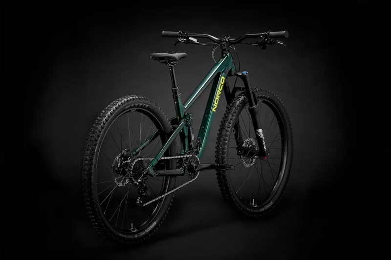 Norco Fluid FS 27.5 Youth Bike Dark Green-2