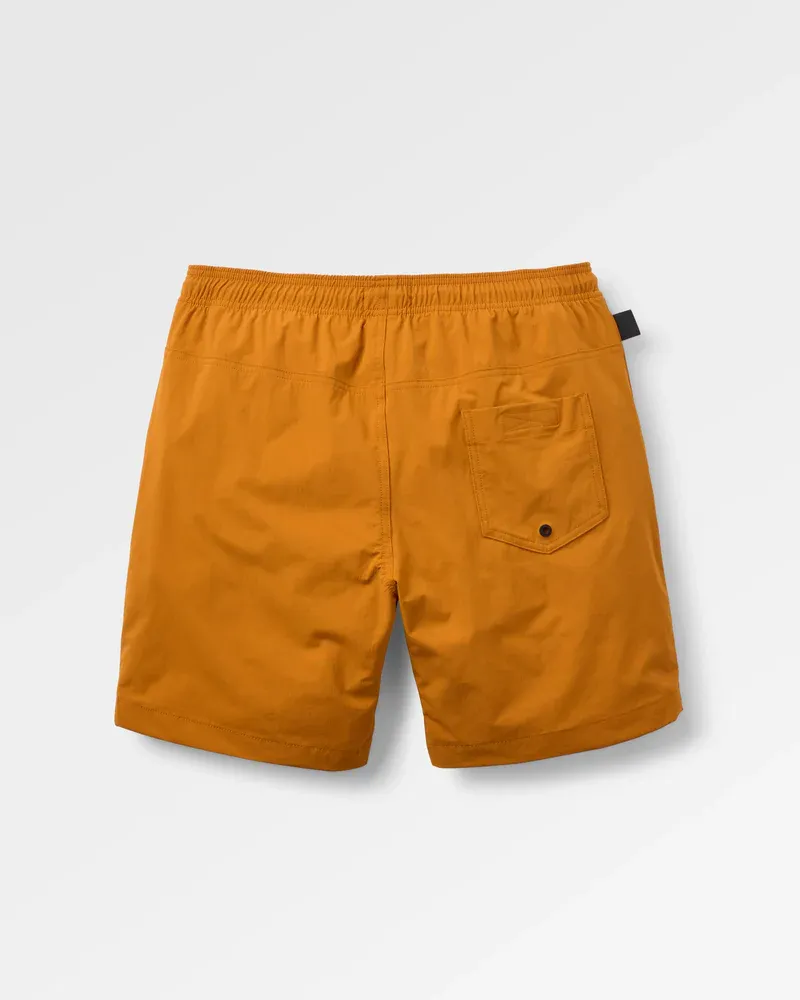Passenger Drifter Net Swim Lined Short - Retro Orange-2