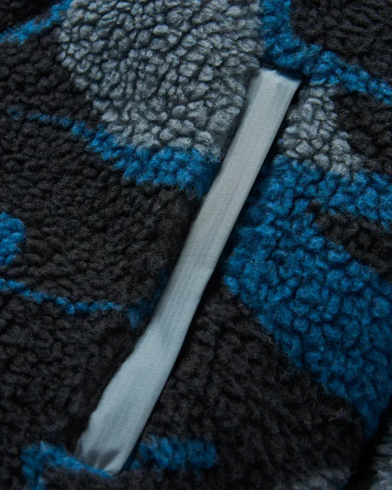 Passenger Men's Offroad Recycled Sherpa 1/2 Zip Fleece Sustainable Adventure Layer-6