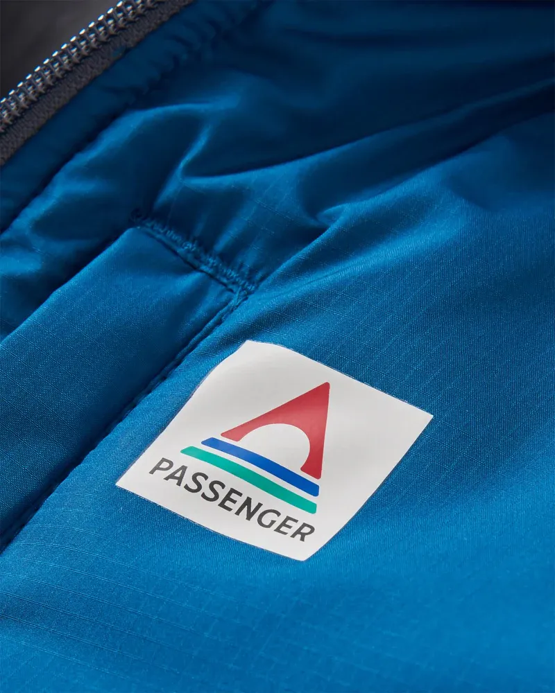 Passenger Men's Dylan Recycled Jacket in Tidal Blue - Sustainable Warm Everyday Layer-2