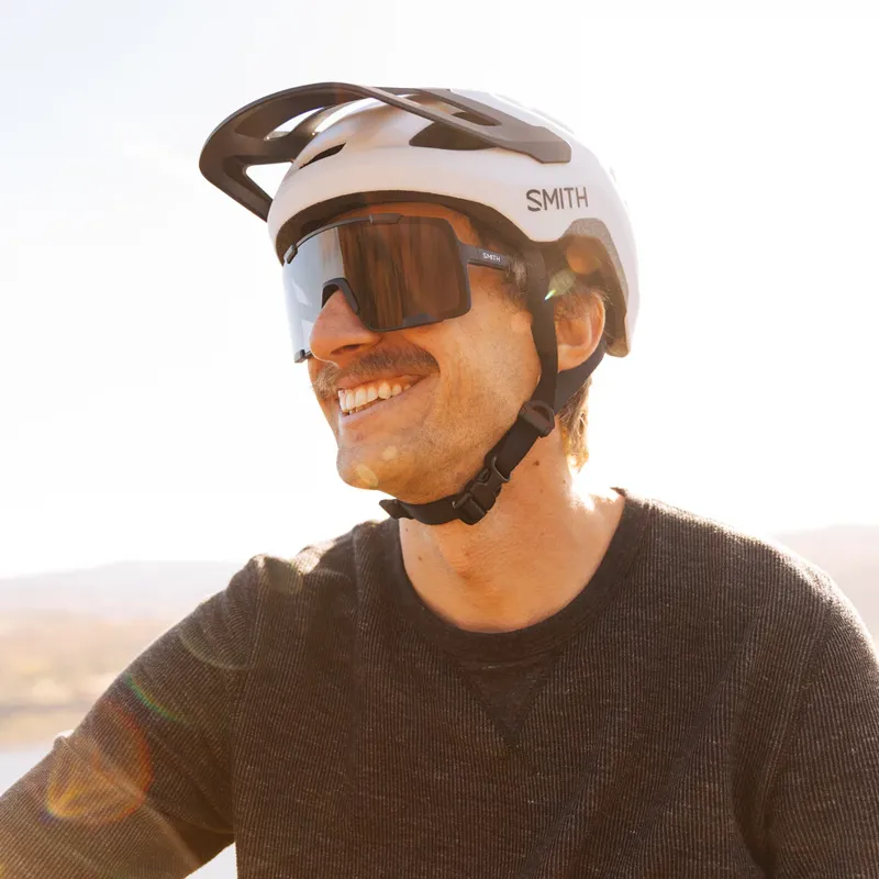 Smith Pilot MIPS Bicycle Helmet - White Lightweight Road + Urban Protection-3