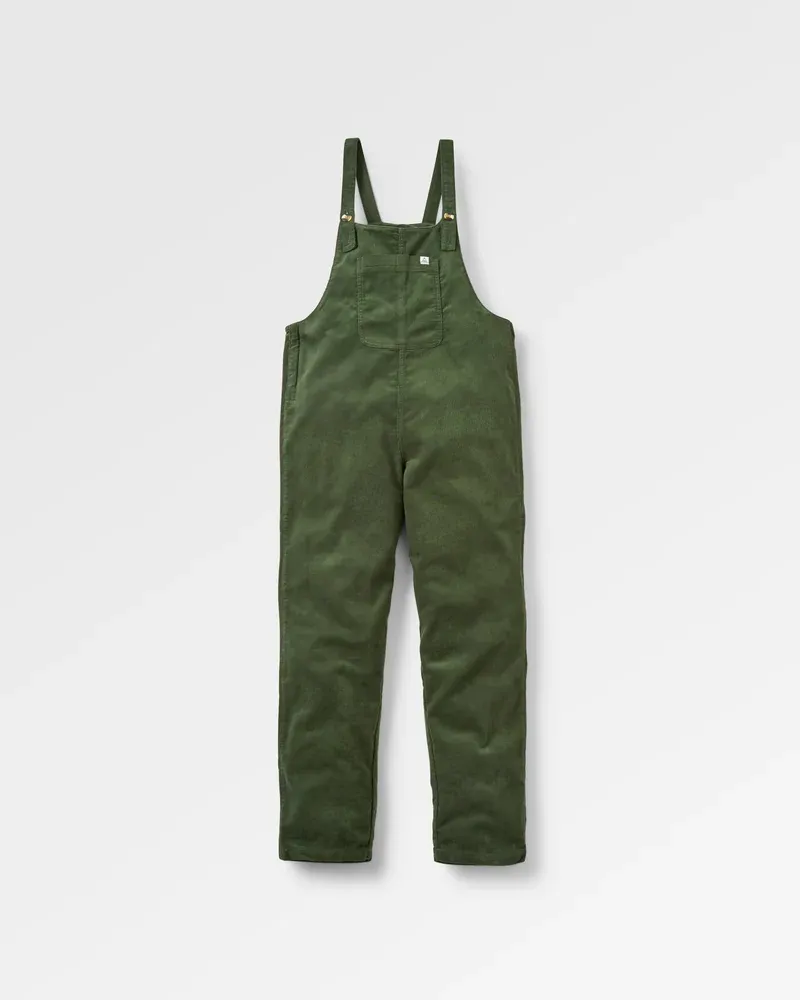 Passenger Women's Meadows Cord Dungarees - Fir Tree Organic Cotton Corduroy Overalls for Everyday Adventure-2