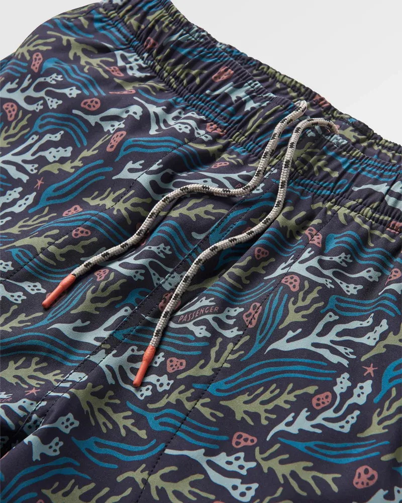 Passenger Porto Recycled All Purpose Swim Short - Ocean Current Black - 30 Waist-4