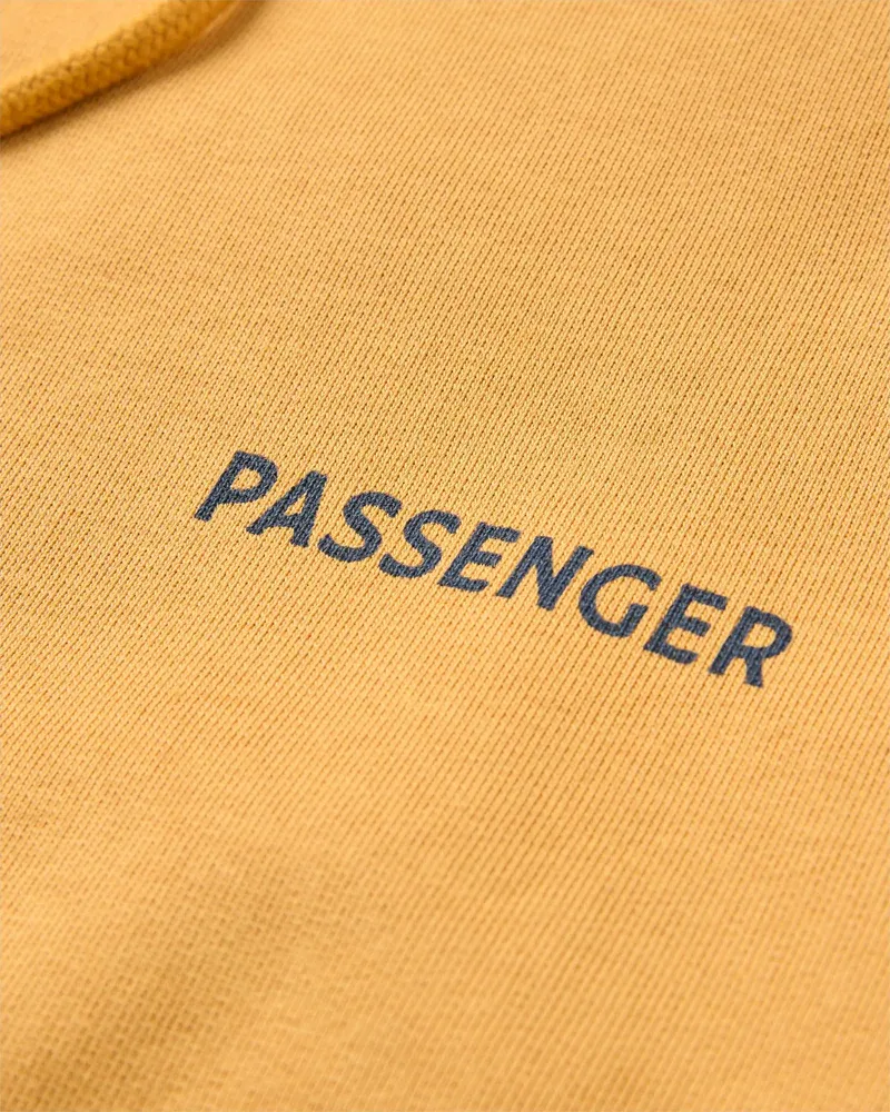 Passenger Roamer Hoodie - Spruce Yellow Men's Organic Cotton Pullover -2