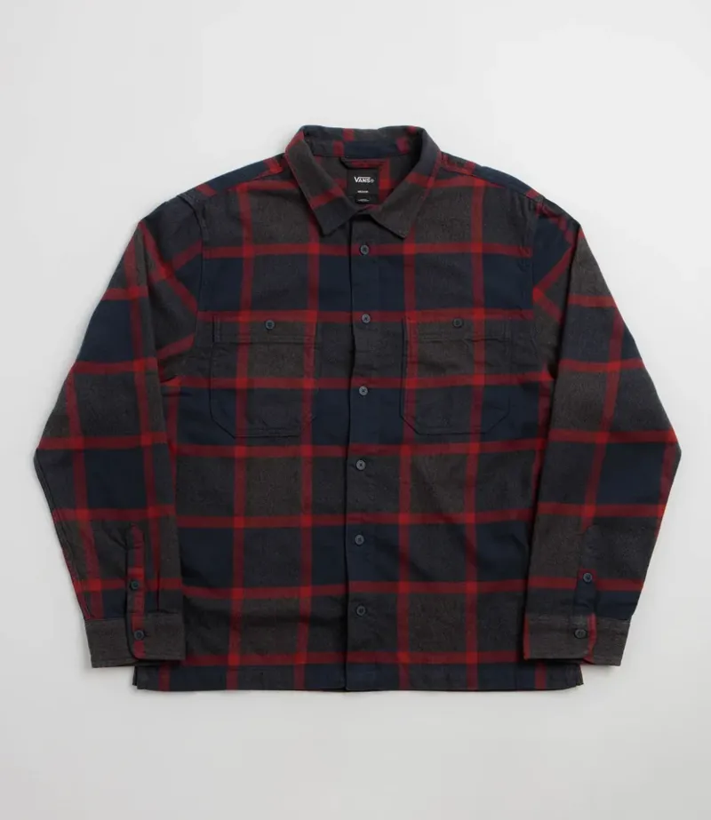 Vans Larkspur Plaid Flannel Shirt - Parisian Men's Check Shirt
