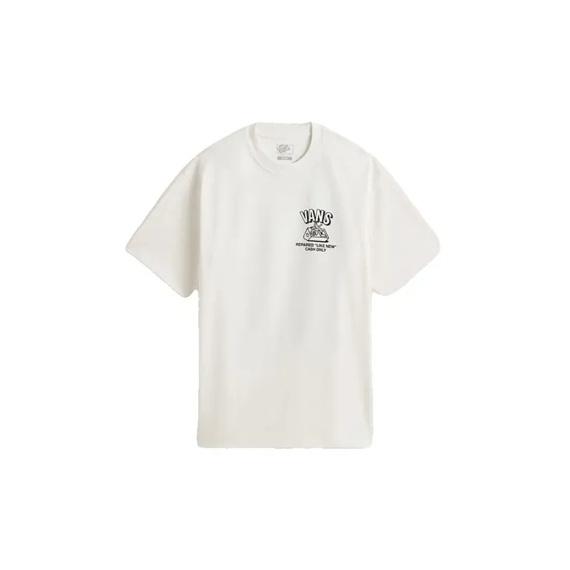 Vans Refurbed SS Tee Marshmallow - T-Shirt Retro Audio Repair-2