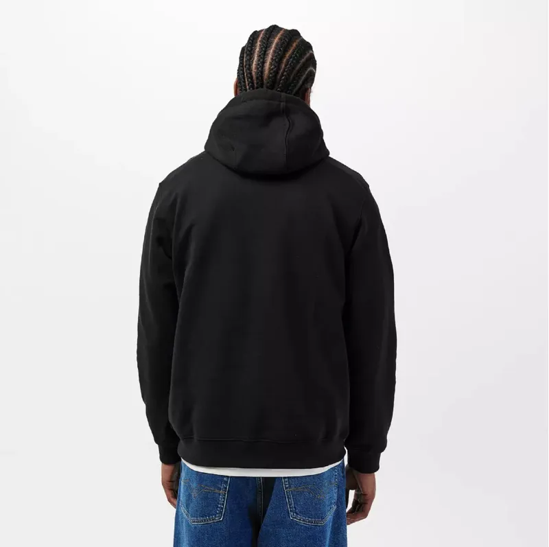 Vans Classic Pullover Hoodie  Black White Men's Logo Hoody-1