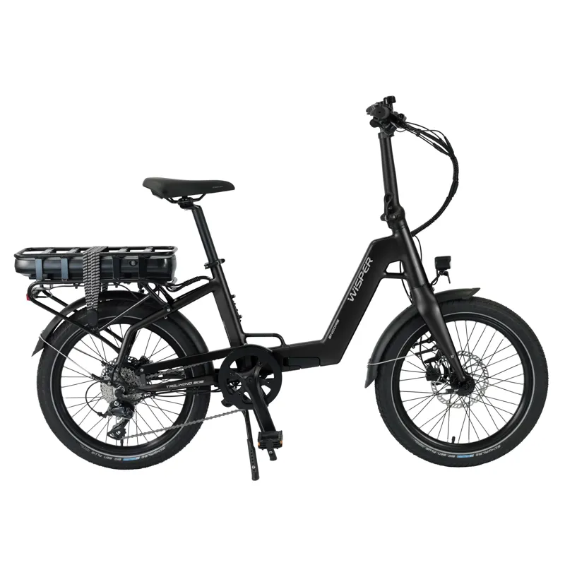 Wisper Tailwind 806 Encore Folding Ebike Black