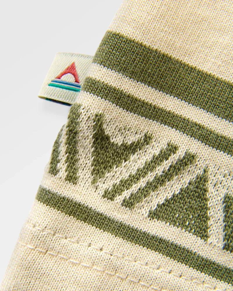 Passenger Mellower Jacquard T-Shirt - Geo Stripe Organic Cotton Men's Tee-4