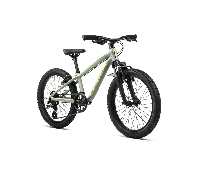 Orbea MX20 Junior Bike In Metallic Green Artichoke Matt/Yellow Matt-1