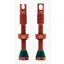 Peaty's X Chris King MK2 42mm Tubeless Valves in Red