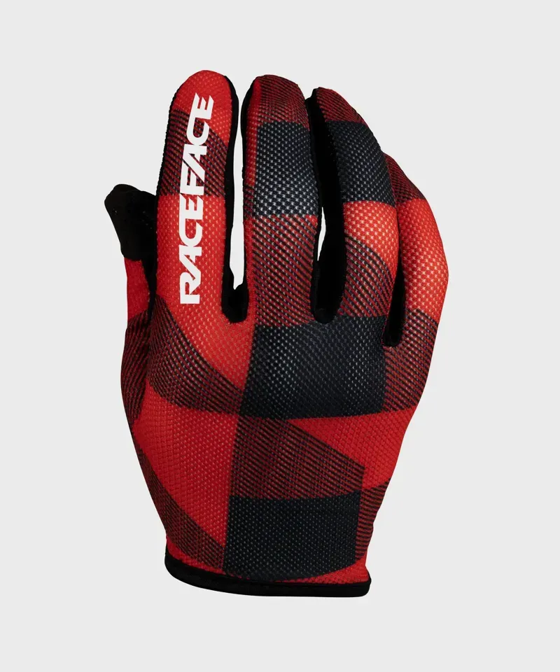 2021 Race Face Indy Gloves in Red