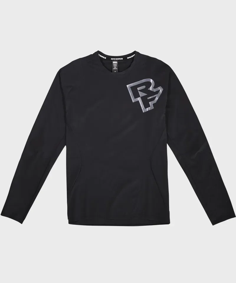 2021 Race Face Conspiracy Long Sleeve Jersey in Black