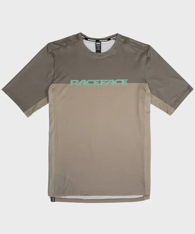 2021 Race Face Indy Short Sleeve Jersey in Brown