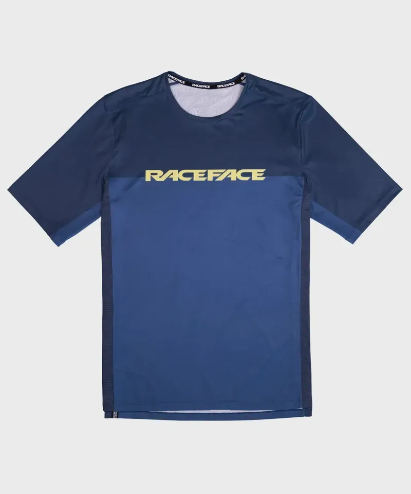 Race Face Indy Short Sleeve Jersey Navy Medium