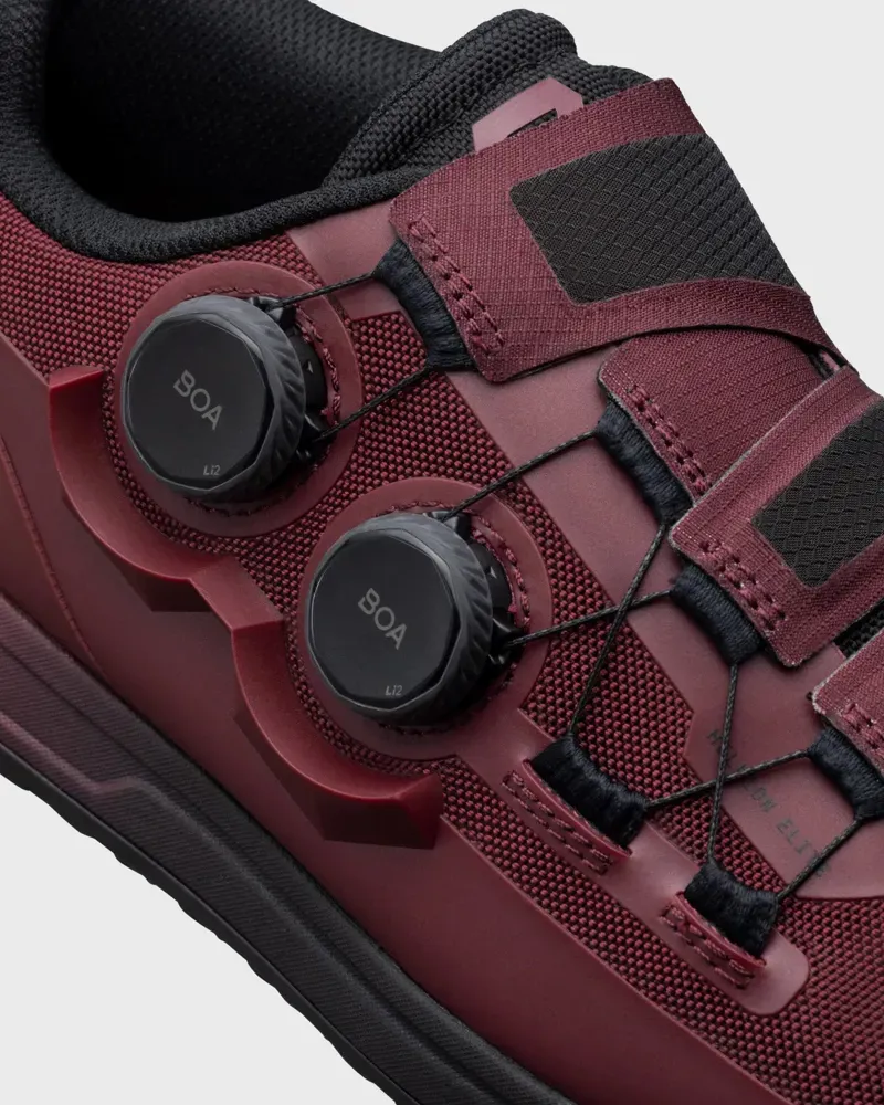 Ride Concepts Hellion Elite Clip BOA Shoes in Crimson-4